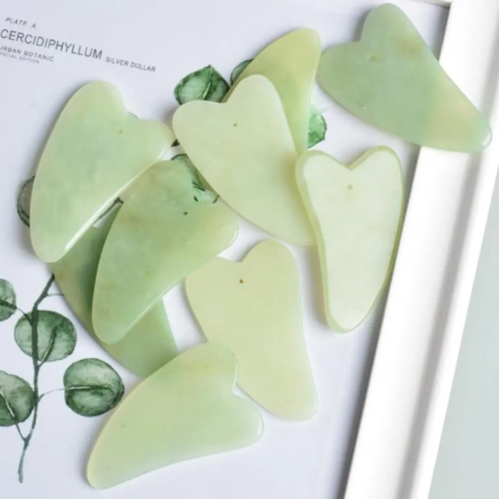 

Gua Sha Facial Tool Natural Jade Stone Guasha Board For Acupuncture Therapy Trigger Point Treatment Gua Sha Massage Tool