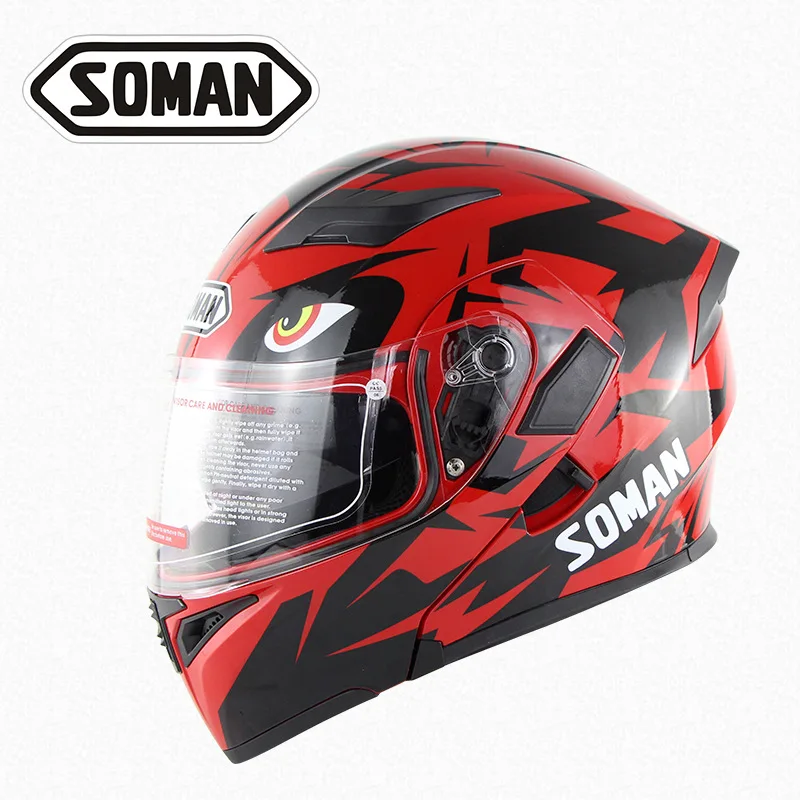 Зимний мужской гоночный Мотокросс на все лицо откидной шлем Casco Moto мотоцикл