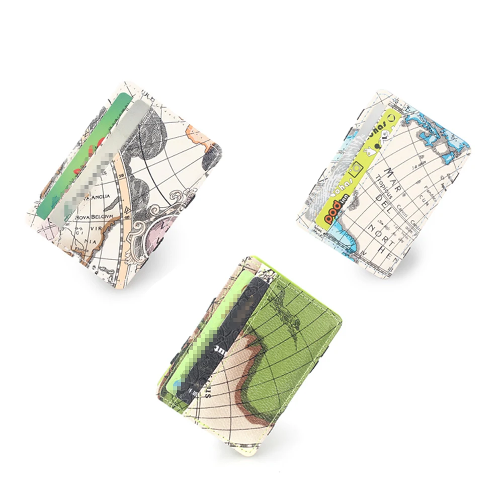 Забавный дизайн карты держатели для карт портативный Тонкий Кредитная карта