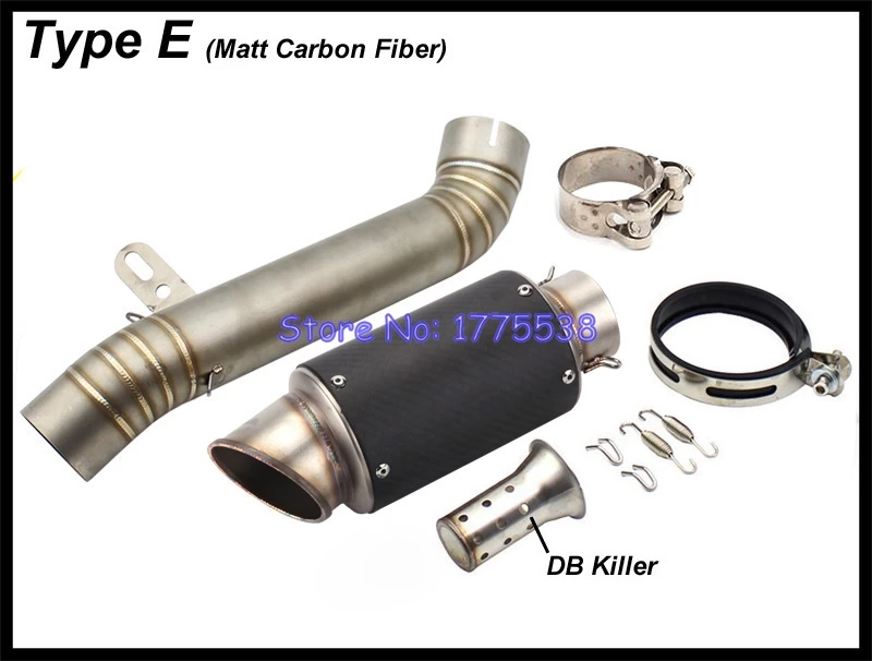 Выхлопной глушитель для мотоцикла Aprilia RSV4 2012 2015 выхлопная труба из углеродного