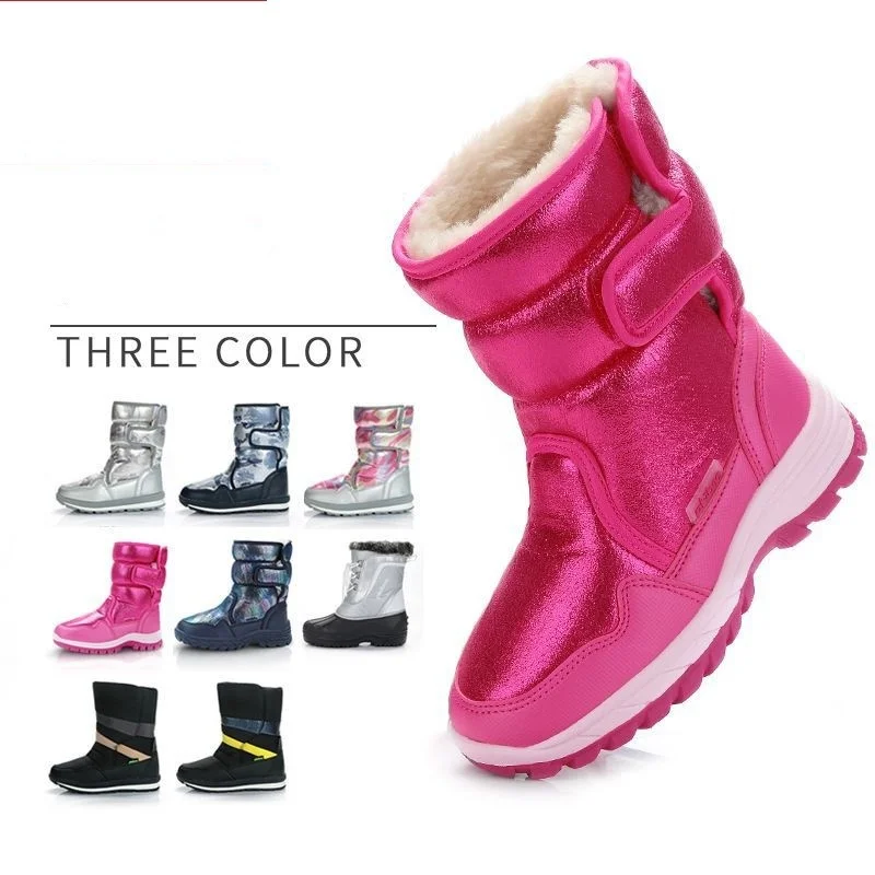 Новинка детские зимние ботинки в русском стиле для мальчиков и девочек