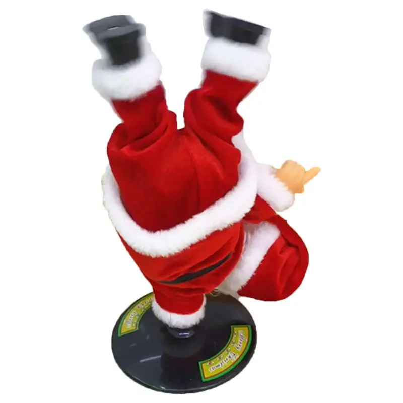 Рождественские украшения уличные танцы Санта Клаус электрические музыкальные