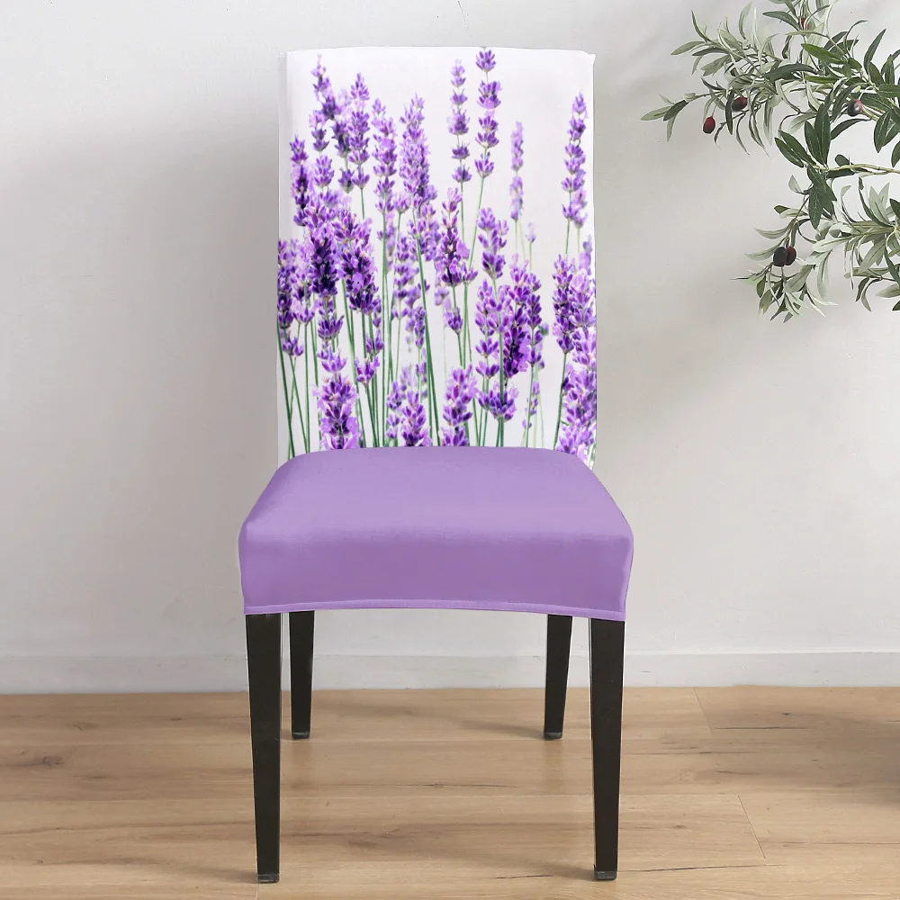 Лавандовое растение цветы офисный чехол для кресла спандекс эластичные чехлы на