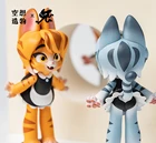 Изысканные и милые рандомные игрушки, оригинальные куклы служанки в виде кошек, 10 аниме-моделей сюрпризов, угадывающие куклы 10 шт.компл.