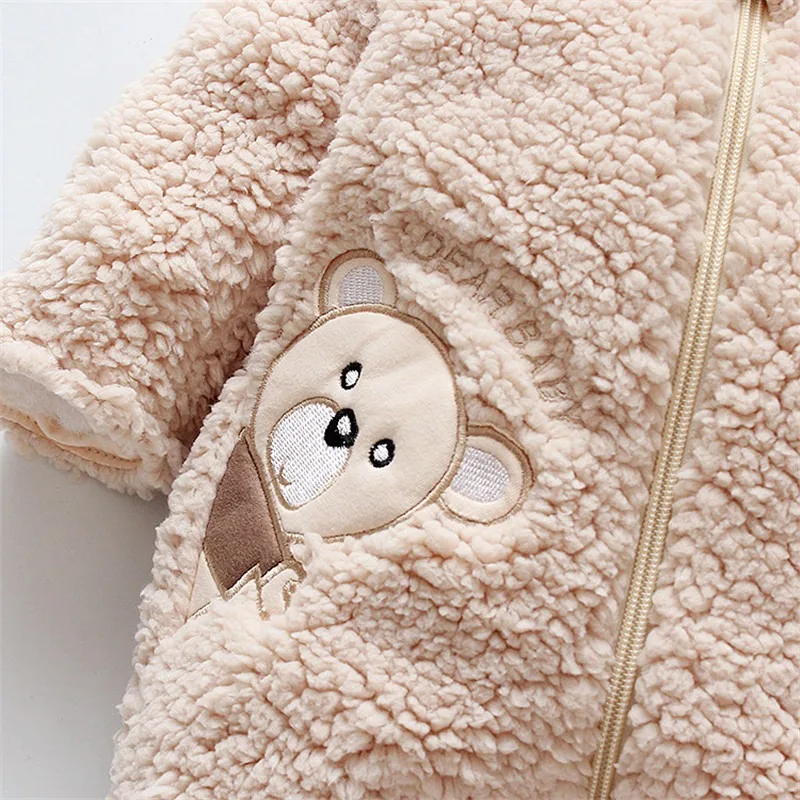 

Cute Baby Boy Girl Bear Clothes Long-sleeve Jumpsuit Romper One Piece Boy Girl