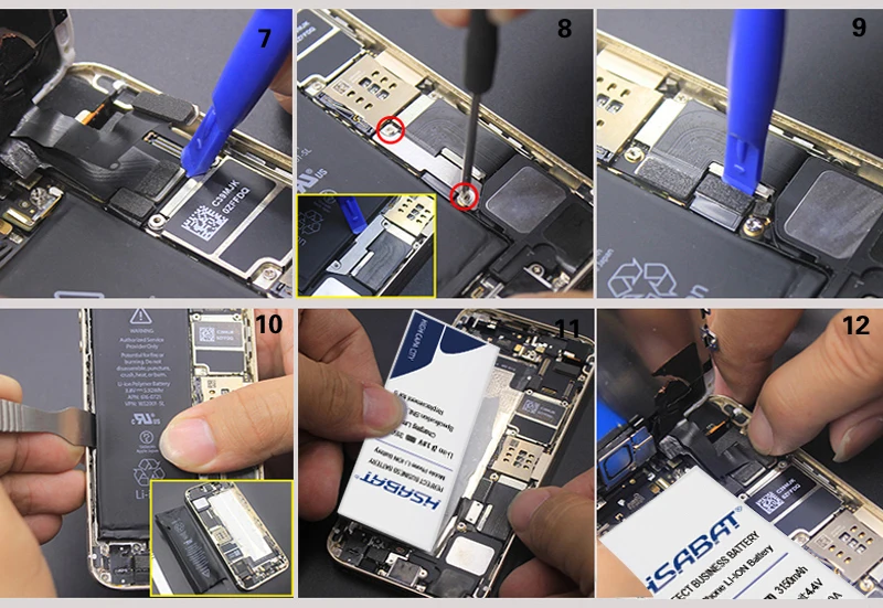 HSABAT Новинка 3,8 в 3150 мАч батарея для iphone 5 для iphone 5 для iphone 5G для iphone 5G аккумуляторы инструменты+ наклейка