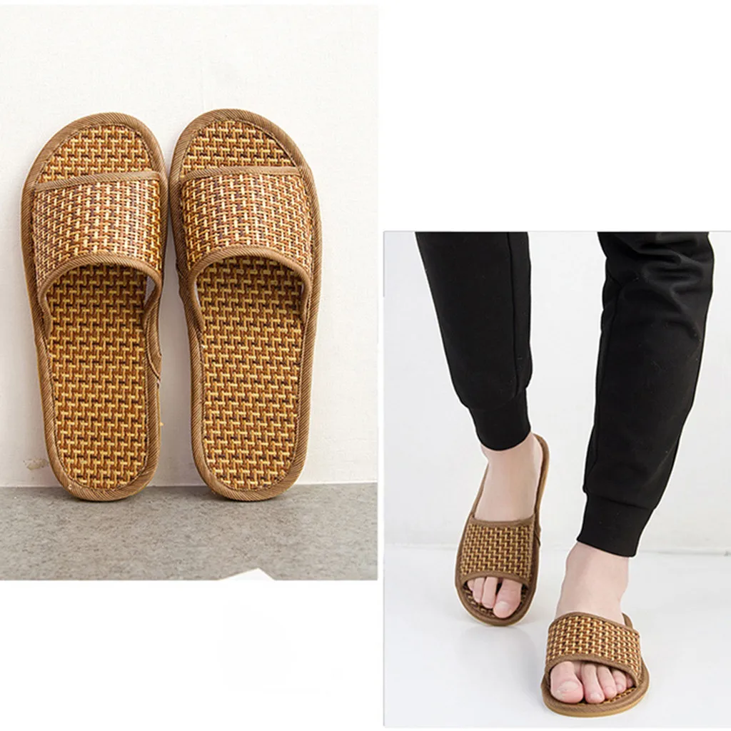 Нескользящие летние тапки SAGACE для мужчин и женщин подкладка из натурального