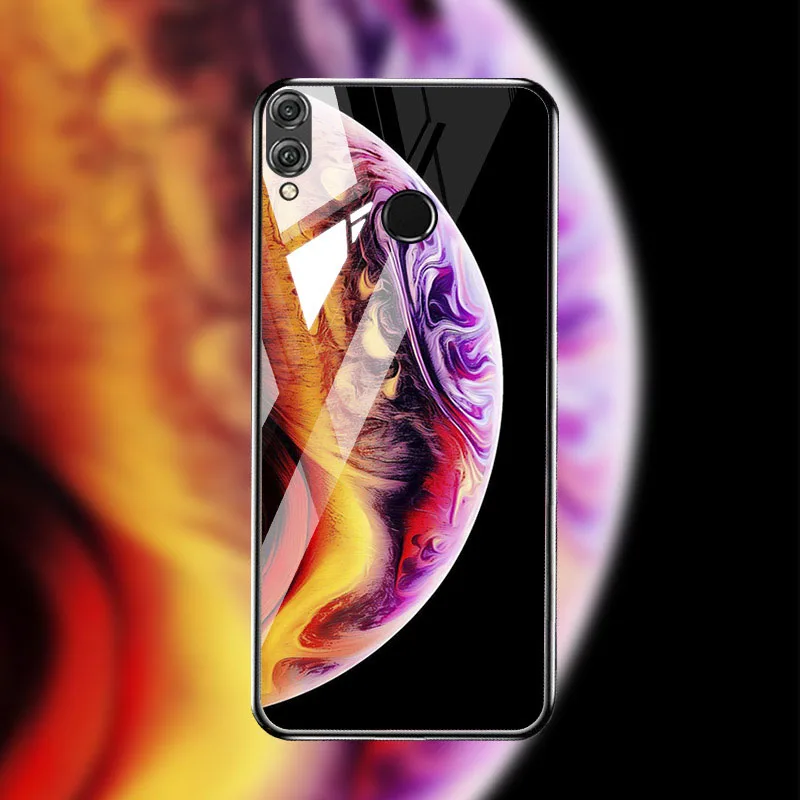 J065 Чехол из закаленного стекла для huawei Honor 8X, чехол для huawei Honor 10i 9 Lite 20s P20 Lite P30 Pro mate 20 Pro, защитный чехол - Цвет: J065