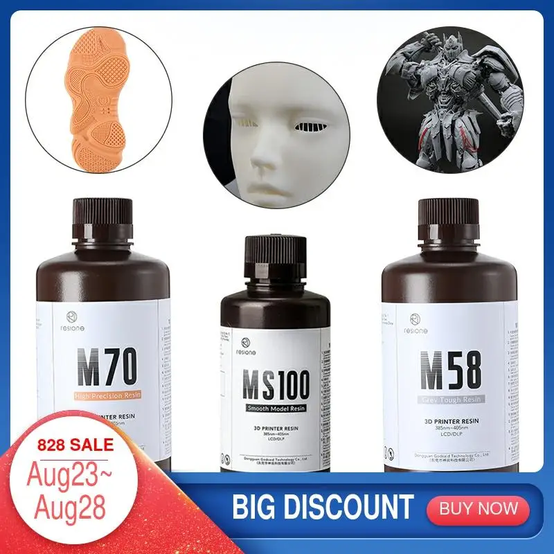 Resione из АБС пластика таких как УФ Смола 3D печать жидкость для ЖК дисплей объект