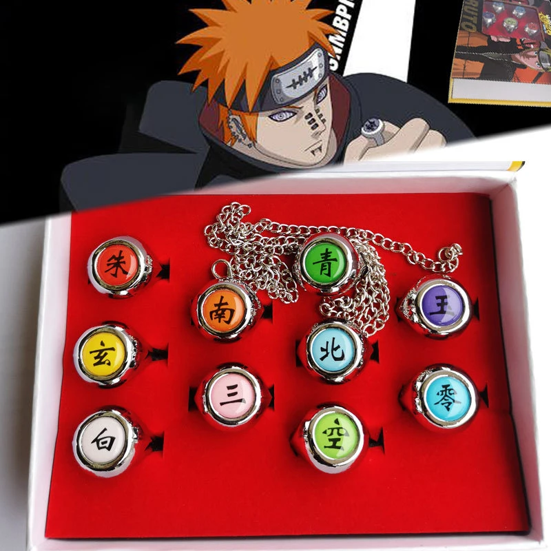1 шт. аниме Кольца Goku ювелирные изделия кольцо ожерелье Кулон Коллекция колец