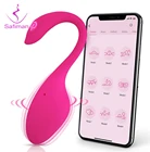 Новые Bluetooth-вибраторы для женщин, беспроводное приложение, Женский Вибратор с большим расстоянием, вибрирующее яйцо, Секс-игрушки