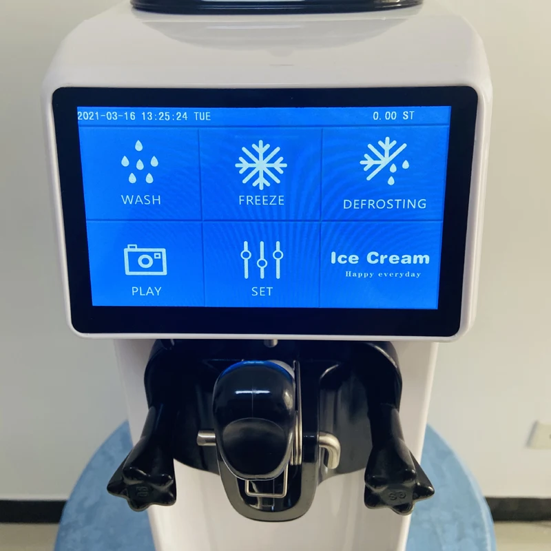 Коммерческая машина для производства мягкого мороженого аппарат приготовления