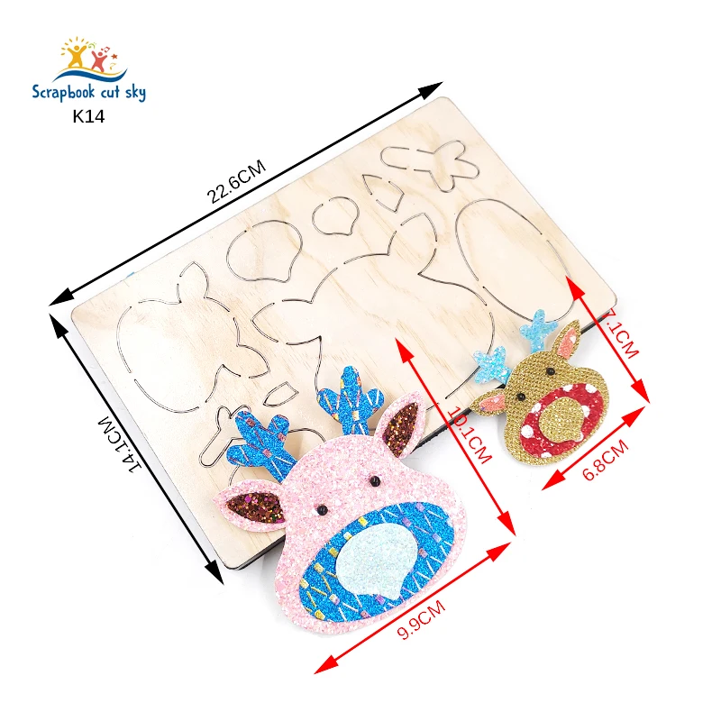 

Animal Dies k14 Muyu Wooden Mold Scrapbook Suitable For Market General Machines