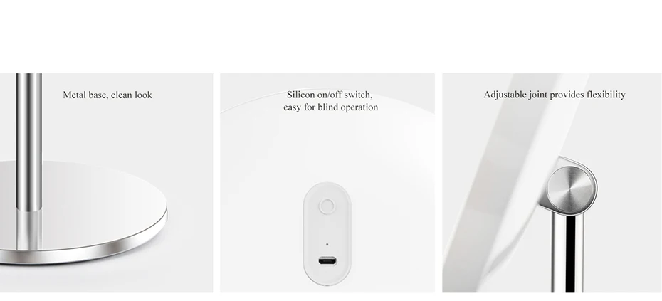xiaomi Mijia Yeelight портативный светодиодный макияж зеркало со светом затемнения умный датчик движения ночник для xiaomi умный дом