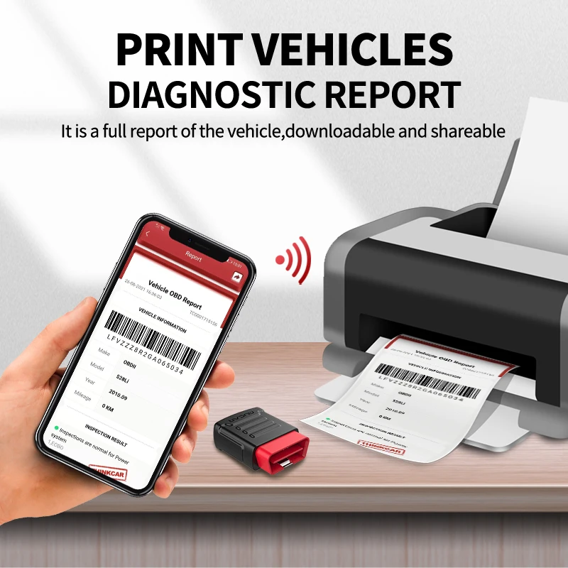 Диагностический сканер MUCAR BT200 автоматический OBD2 для всех систем с пожизненным