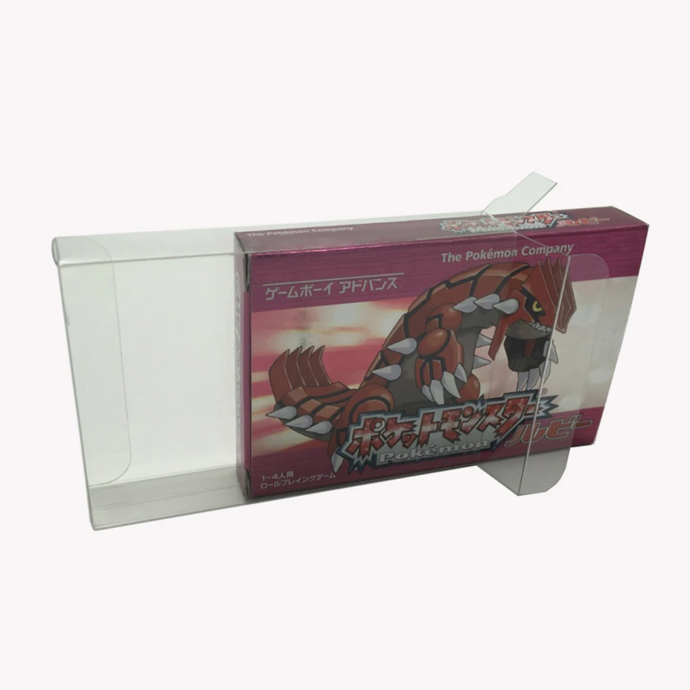 Прозрачная коробка JP Version для игровых карт GBA цветная пластиковая защитная