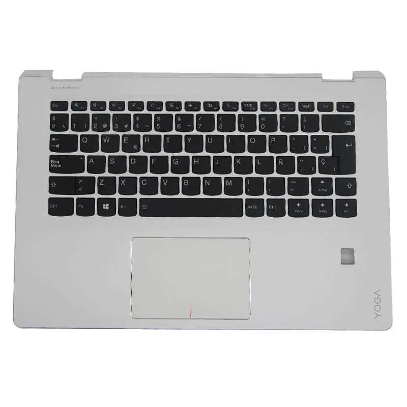 

for Lenovo Yoga 510-14IKB ISK AST Flex 4-1470 Laptop Shell C Cover Palmrest Upper Case With Spain Keyboard Touchpad 5CBM32928