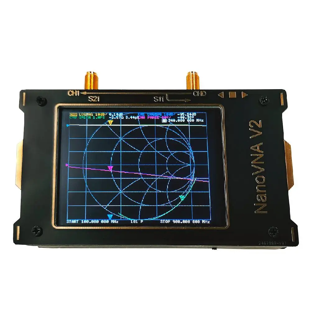 3G S-A-A-2 NanoVNA V2 вектор сетевой анализатор цифровой нано VNA тестер MF HF VHF Любительская