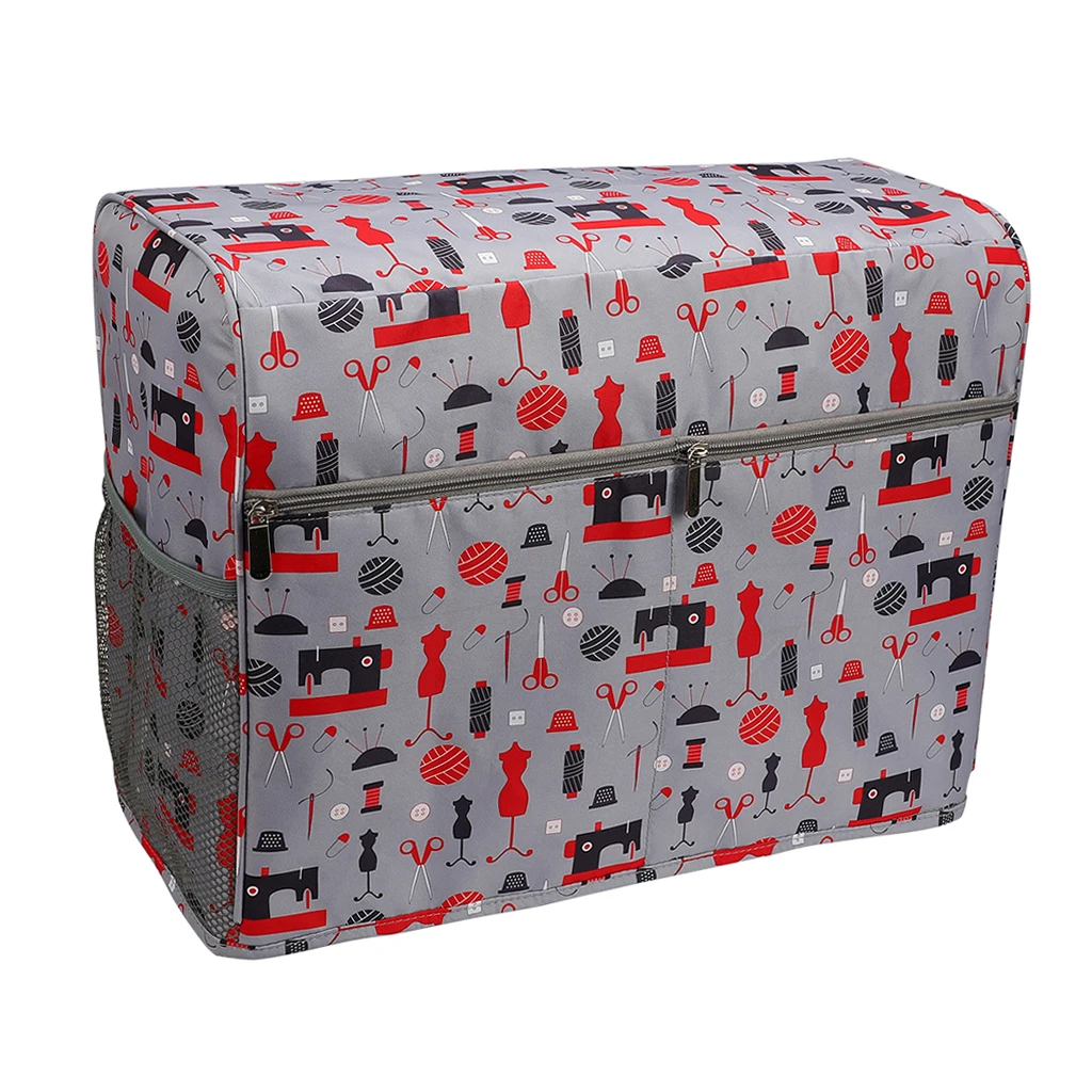 

Home Sewing Machine Cover with Pockets Travel Oxford Cloth Carrying Storage Case