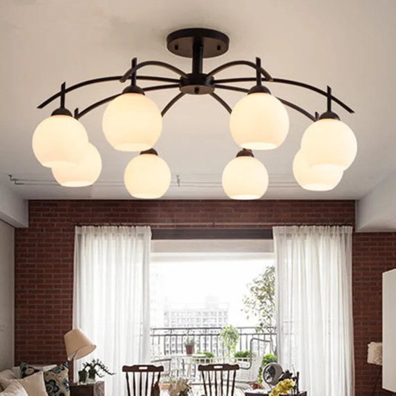 Современные светодиодные потолочные люстры для гостиной спальни кухни декора