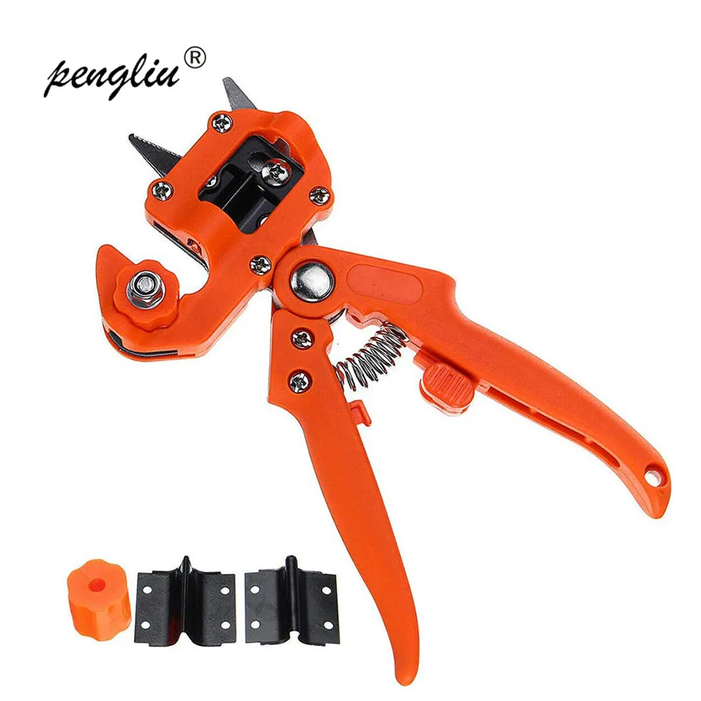 

Orange color Grafting machine Garden Tools with 3 Blades Tree Grafting Tools Secateurs Scissors grafting tool Cutting Pruner