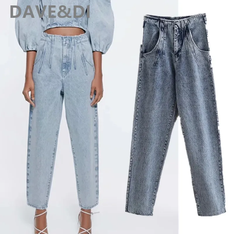

Jenny&Dave loose harem jeans englandhigh street vintage washed mom jeans woman high waist jeans for women boyfriend for women