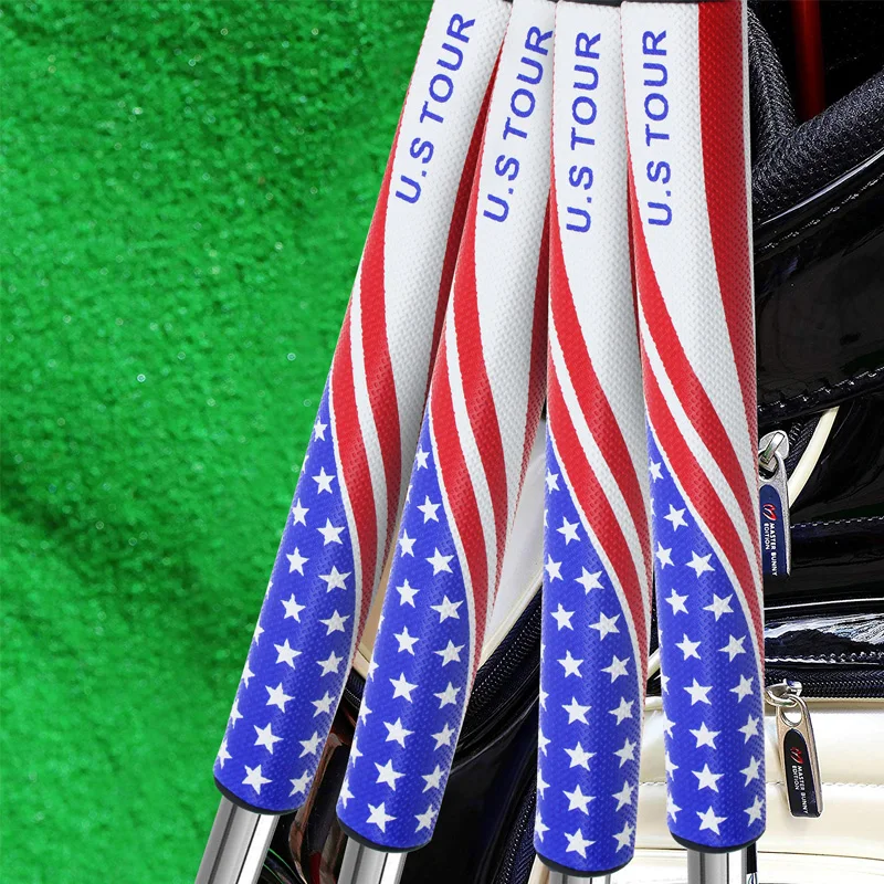 CRESTGOLF Putter Грипсы US TOUR 2 0/3 0 Гольф флаг ПУ гольф клуб захваты Нескользящая рукоятка