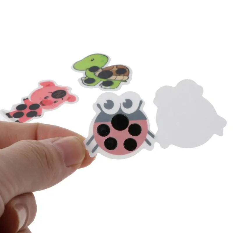 

3 Pcs/cards Kids Children Baby Care Cartoon LCD Forehead Thermometer Sticker Thermometers