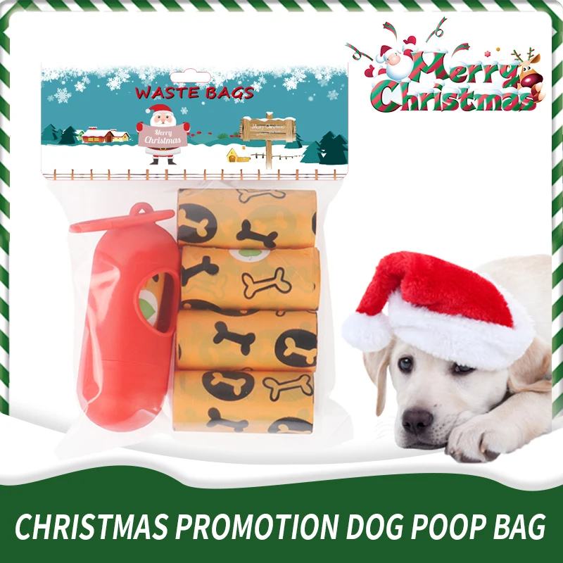 

75pcs Biodegradable Dog Poop Bags Earth-Friendly 5 Rolls with 1 Dispenser Dog Waste Bags Scooper Several colors to choose