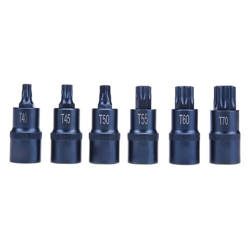 Насадка для отвертки Torx 1/2 насадки адаптер отверток T20 T25 T27 T30 T35 T40 T45 T50 T55 T60 T70