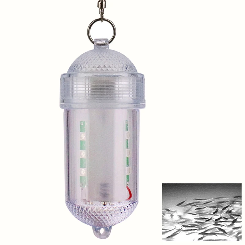 

LED Night Fishing Light Underwater Attracting Fish Lamp Waterproof Lure Light