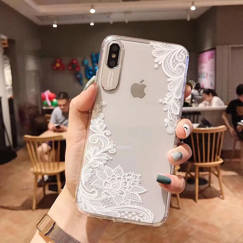 Бутон шелковый сексуальный чехол для телефона с цветочным рисунком Apple IPhone 7 8 6 6s