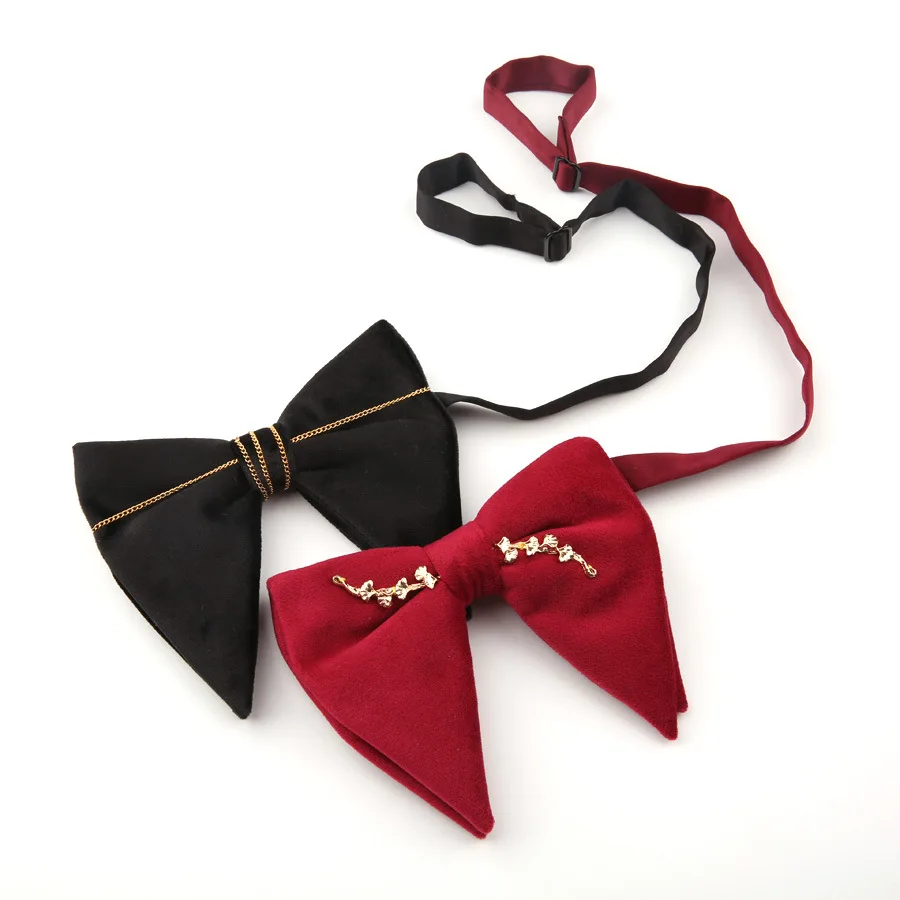 Linbaiway/женские и мужские галстуки-бабочки с большим бантом для взрослых свадебные