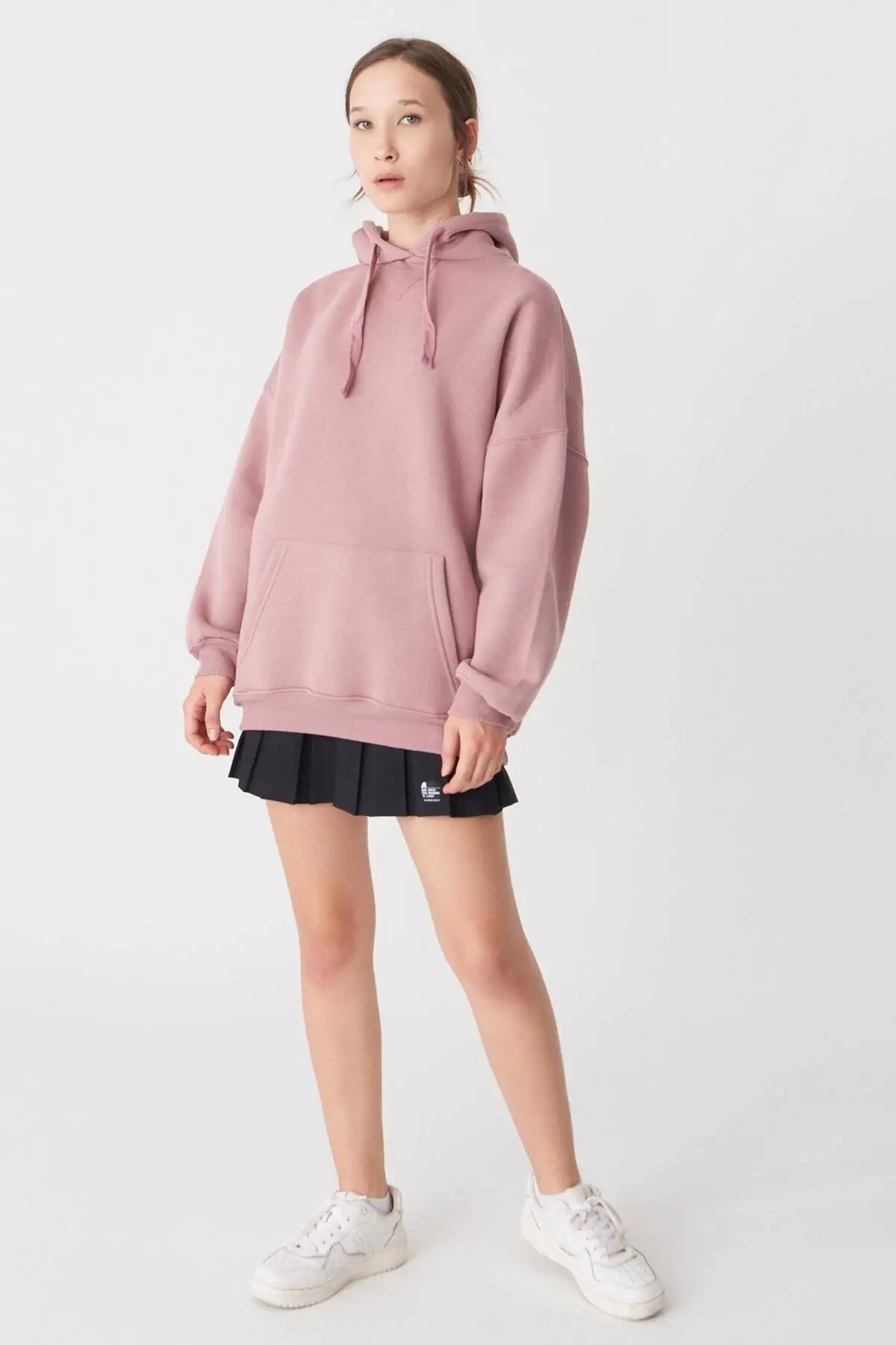 

Women Hoodies Solid Color Sweatshirts Casual Long-sleeved 2021 Winter Autumn Multicolor Sweatshirt Hooded Cotton hand mujer Sport