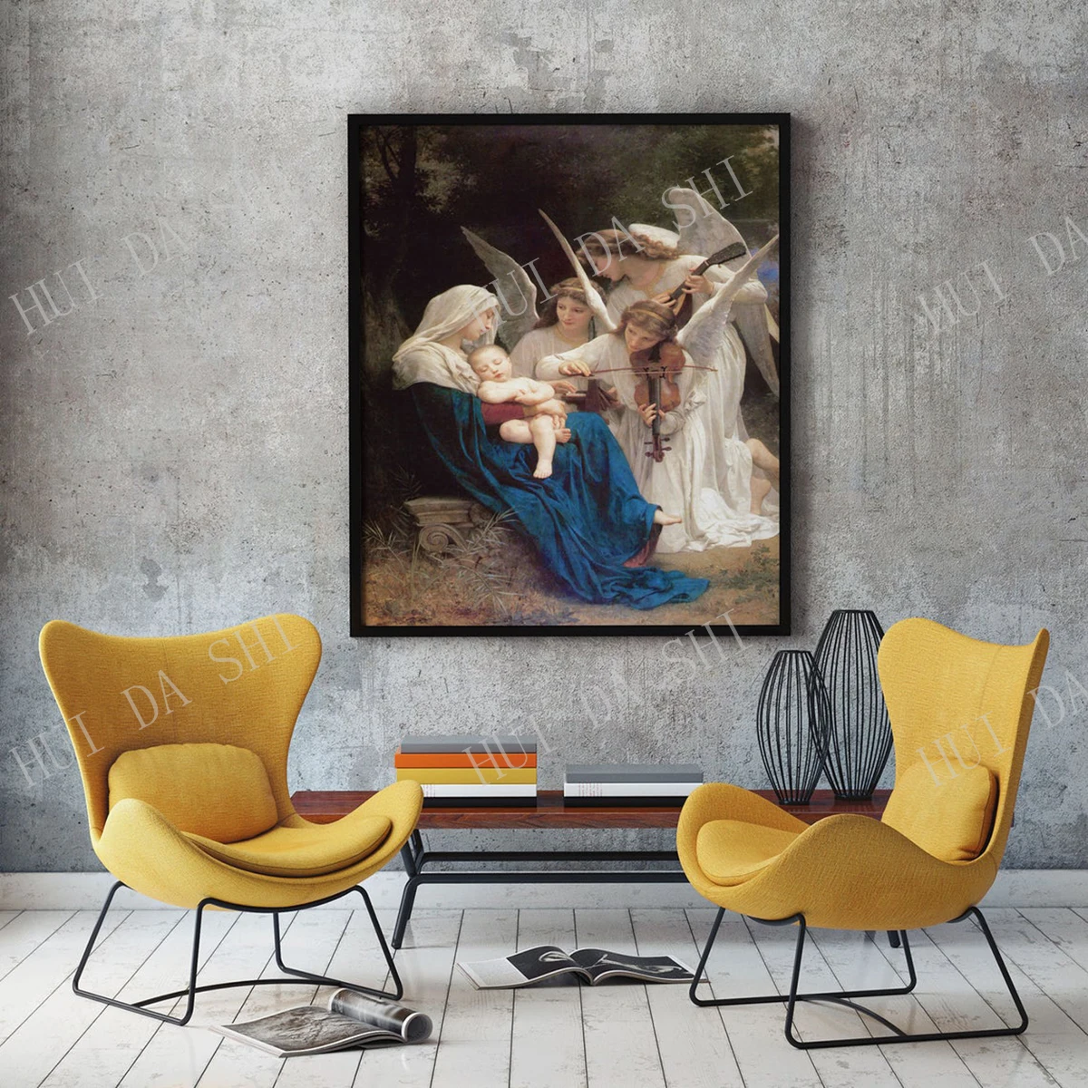 William-Adolphe_Bouguereau _(1825-1905)_-_ Song_of_the_Angels _(1881) | Дом и сад