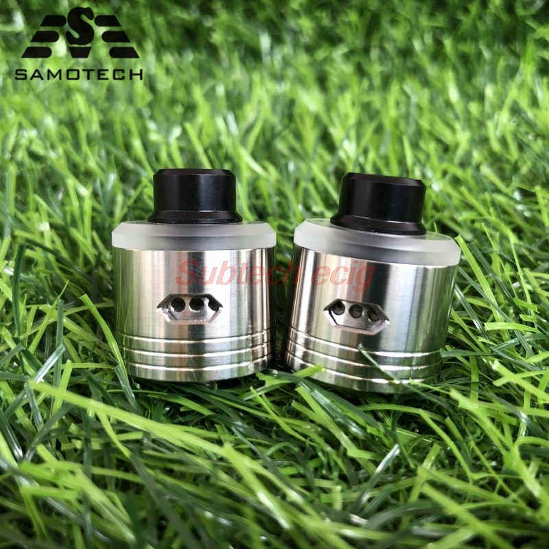 

2020 NEW Skyfall rda 316 SS 22mm BF pin atomizer tank 6 level side airflow system With 510 Drip Tip Clear PC Cap vs 528 goan rda