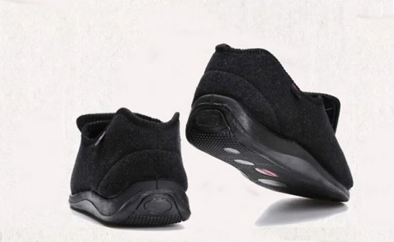 Туфли мужские для диабетиков удобные дышащие на плоской подошве обувь