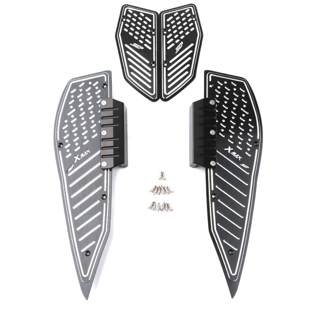 

Non-Slip Front Footboards CNC Scooter Motorcycle Modification Accessories Foot-Plate-Mats For Yamaha Xmax 250 300 400 2017