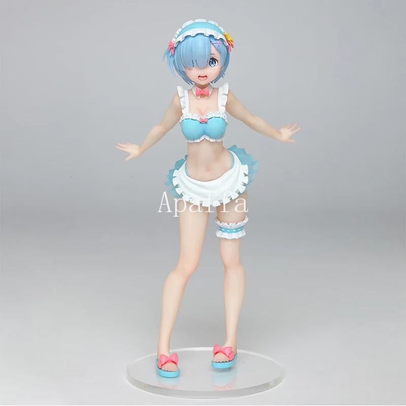 23 см Re: Zero Start Life In other World фигурка горничная купальная версия Rem Япония ПВХ экшн