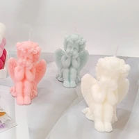3d cute cheek angel scented candle art candle wax home birthday party christmas decoration candle holiday gift