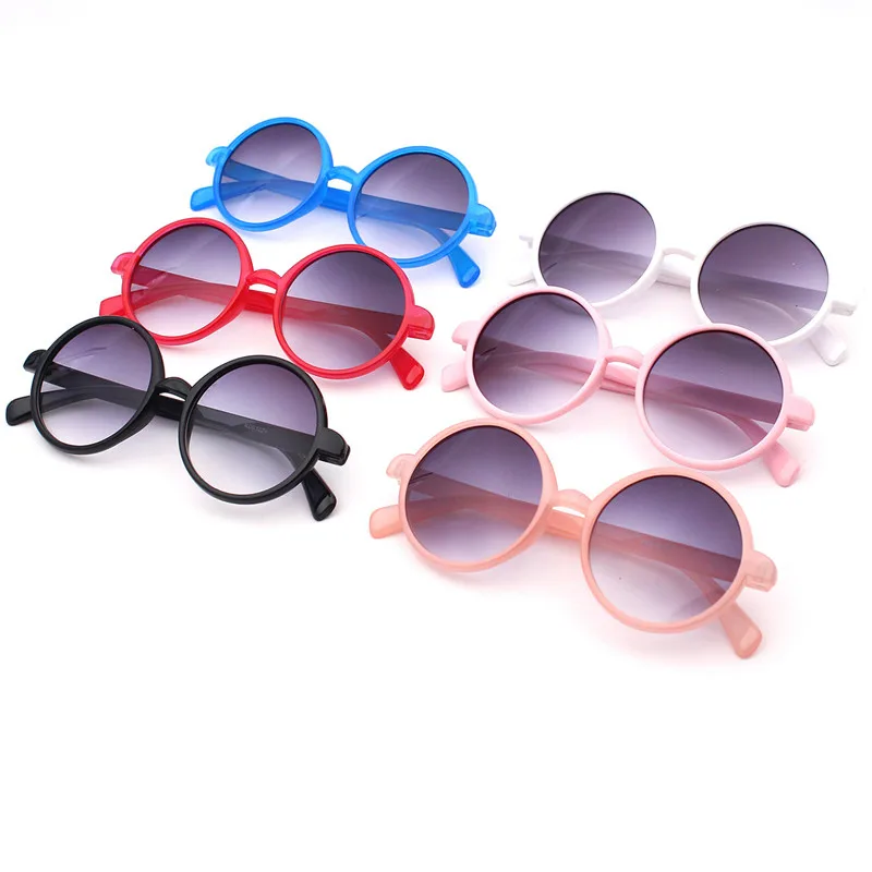 Классические круглые детские солнцезащитные очки новая модель 2020 винтажные