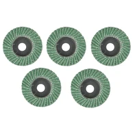 5pcs flat flap discs 50mm 2 inch sanding discs 80 grit grinding wheels blades wood cutting for angle grinder