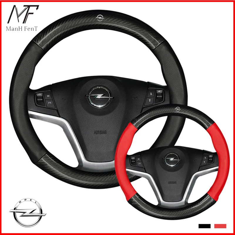 ManH FenT Opel кожаная оплетка руля чехол на руль машины автомобиля Astra J G Insignia Zafira a b Corsa