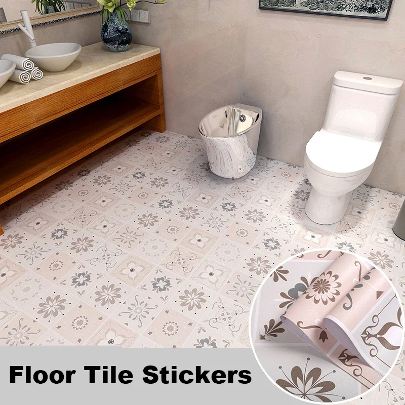 

Нескользящие напольные наклейки в стиле бохо, самодельные водонепроницаемые маслостойкие напольные покрытия, декор комнаты