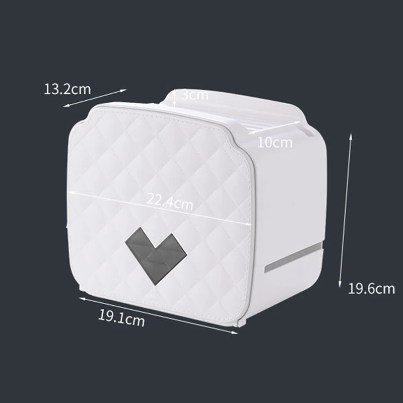 Держатель для туалетной бумаги коробка салфеток в ванную комнату двухслойный