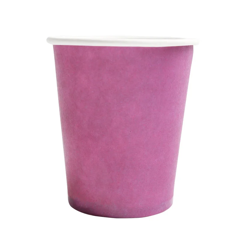 Q cup 10pcs 10 шт./компл. DIY Бумага чашки Свадебная вечеринка Пикник Посуда Набор одноразовых стаканчиков украшения душа ребенка Дети День рождения Пикник Красочные - Цвет: Q cup 10pcs