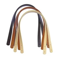 2pcspair 60cm pu leather bag strap handle shoulder bag belt band for women handbag handmade diy accessories with rivets kz0007