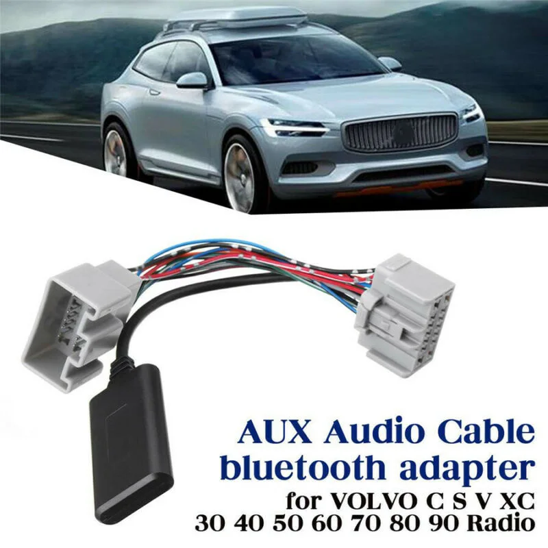 Автомобильный аудиоприемник AUX IN Bluetooth адаптер для Volvo C30 C70 S40 S60 S70 S80 V40 V50 V70 XC70 XC90 приемник адаптер