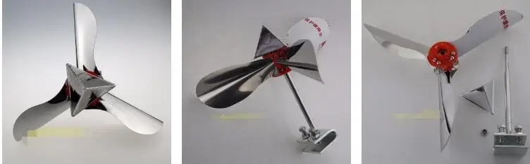 

stainless steel Bird repeller windmill 360 degree rotating flash Wind power operation