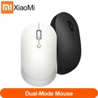Беспроводная мышь Xiaomi liteДвухрежимная, Bluetooth, USB-соединение, 1000 точекдюйм, 2,4 ГГц, оптическая Бесшумная игровая мышь для ноутбука, ноутбука